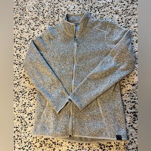 Grey LL Bean jacket.